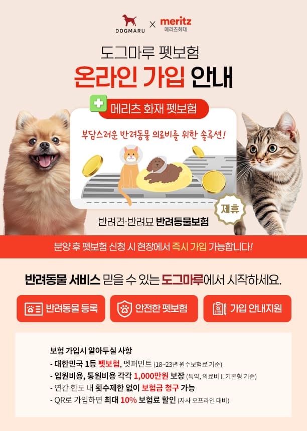 메리츠화재 펫보험